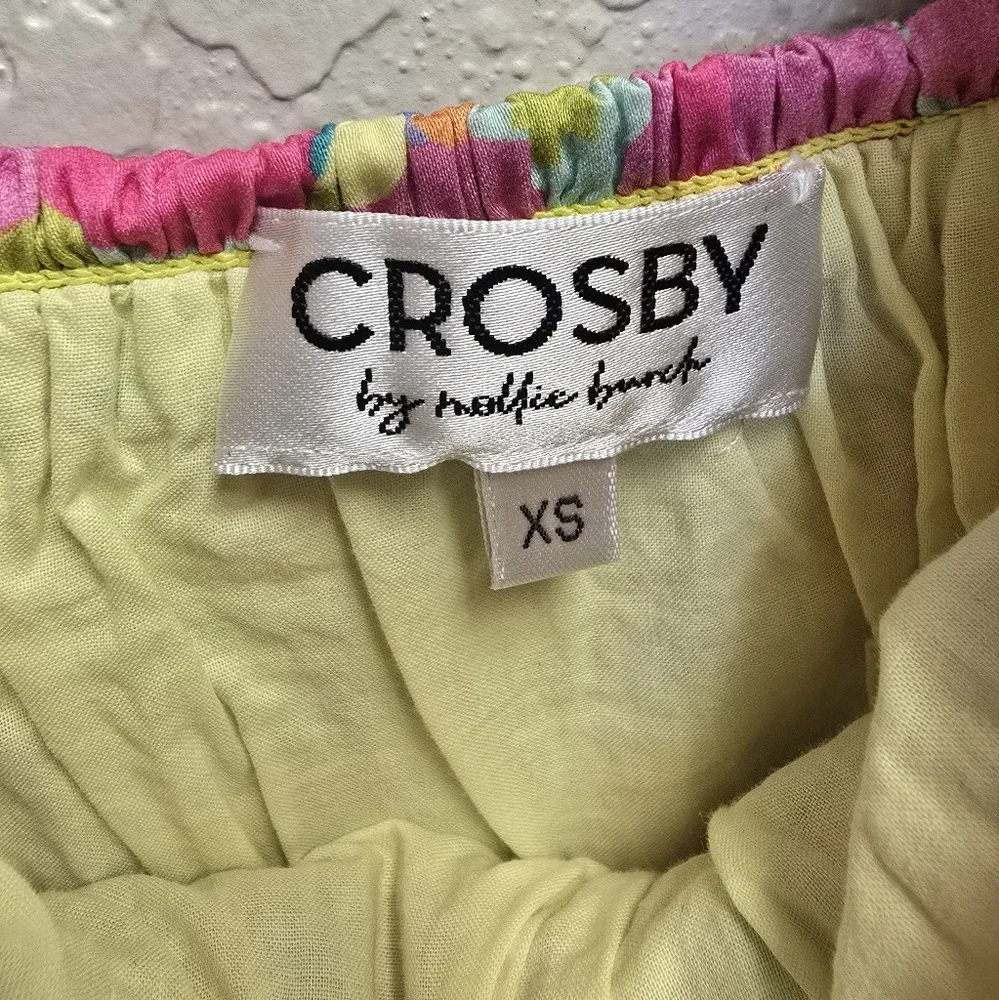 Crosby By Mollie Burch Bray Dress in Floral Haze Midi Dress Size XS $278 - Picture 7 of 9